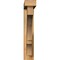 Ekena Millwork Balboa Block Rough Sawn Bracket w/ Offset Brace, Western Red Cedar, 4"W x 22"D x 22"H BKT0402X22X22BOA05RWR - alternate 2